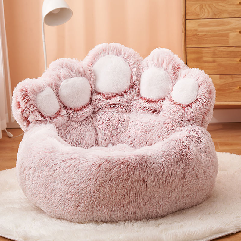 Pet Bear Paw Shape House Bed