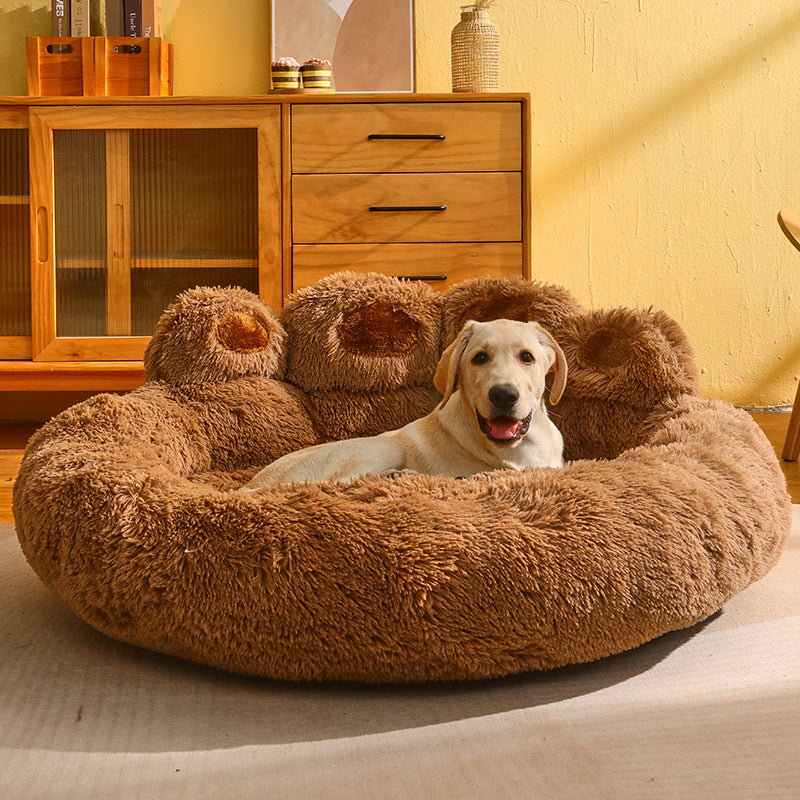 Pet Bear Paw Shape House Bed