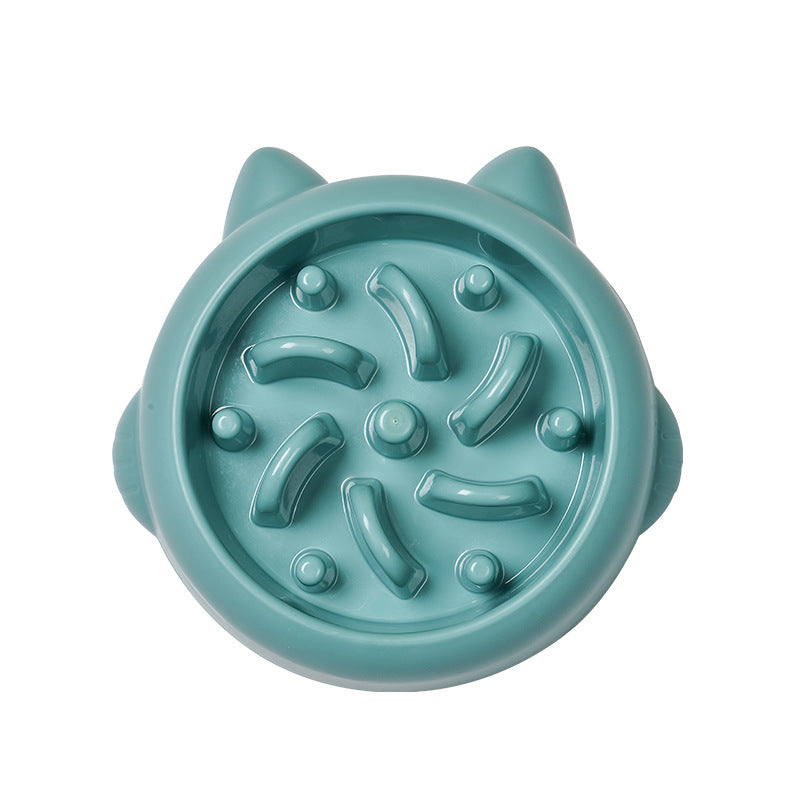 Slow Feeder Bone Design Pet Bowl