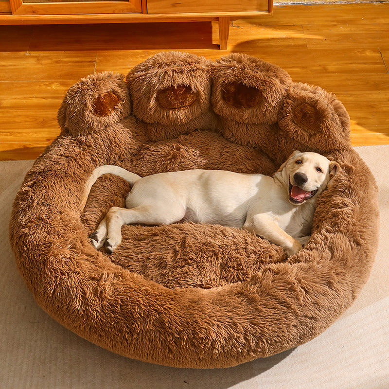 Pet Bear Paw Shape House Bed