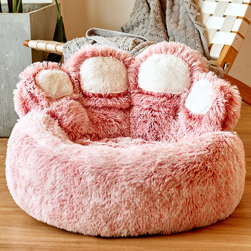 Pet Bear Paw Shape House Bed