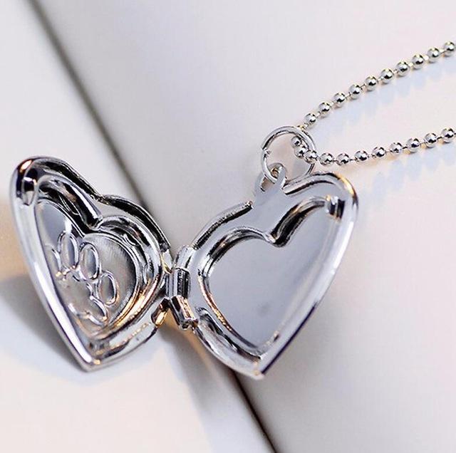 Footprint Locket Necklace