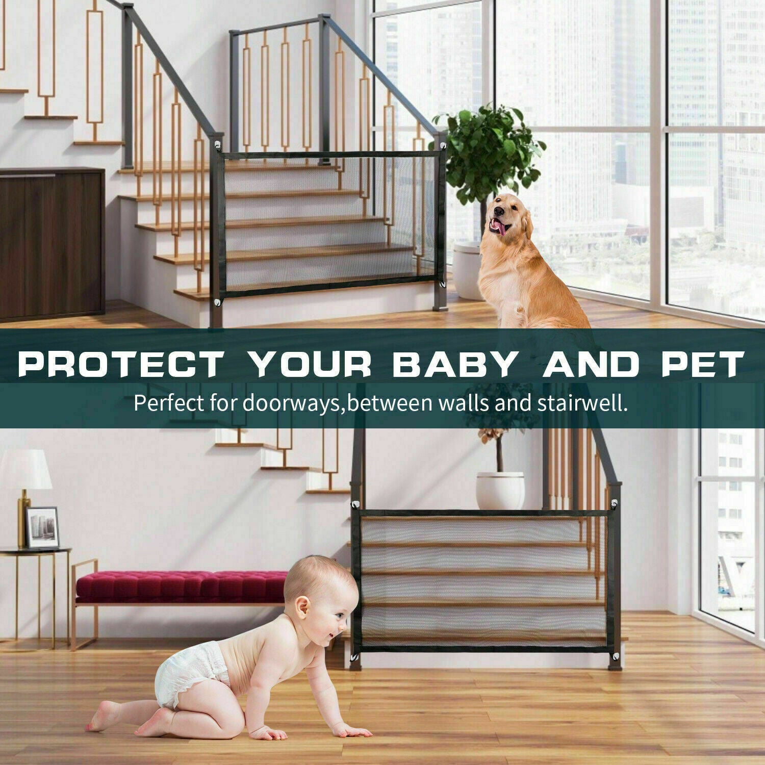 Pet Protection Safety Gate