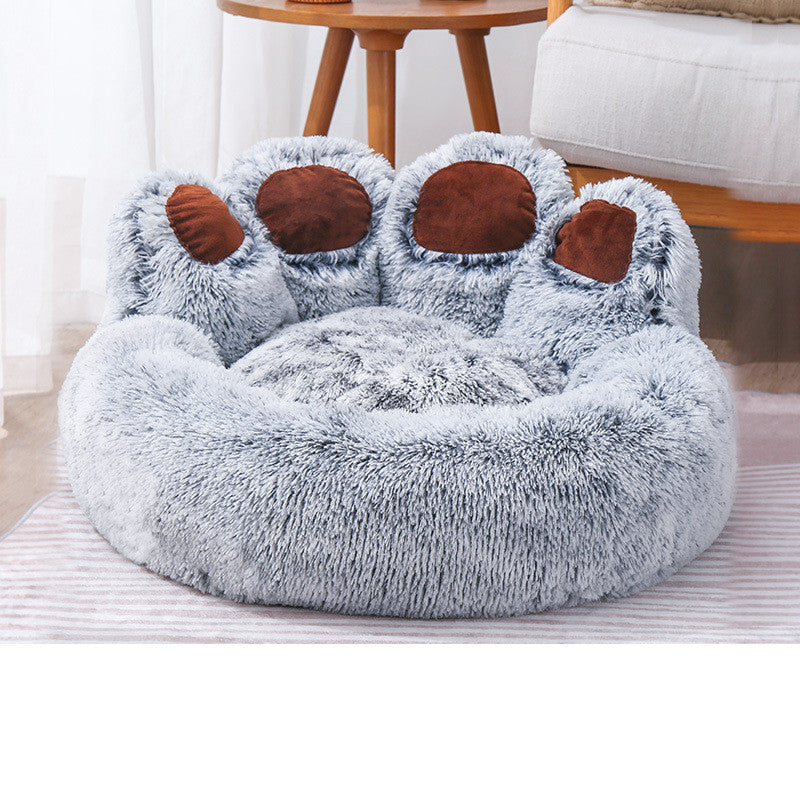 Pet Bear Paw Shape House Bed