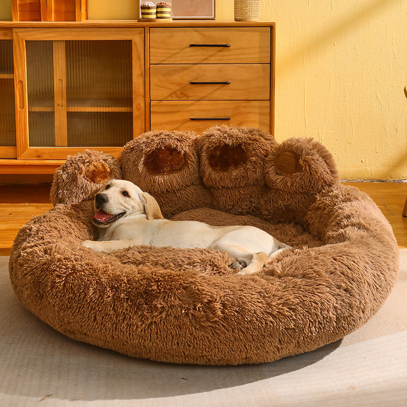 Pet Bear Paw Shape House Bed