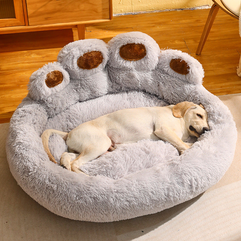 Pet Bear Paw Shape House Bed