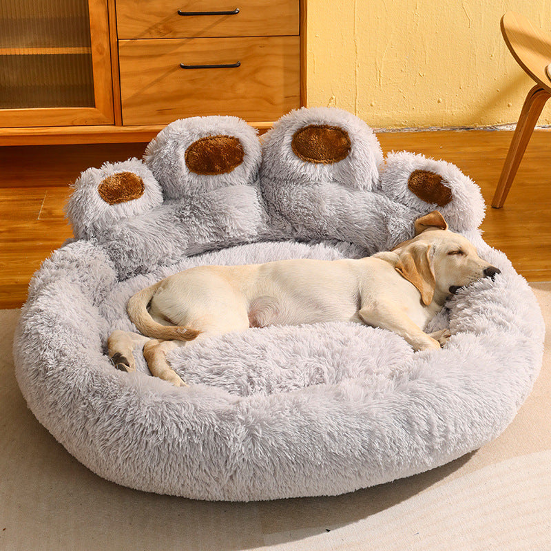 Pet Bear Paw Shape House Bed